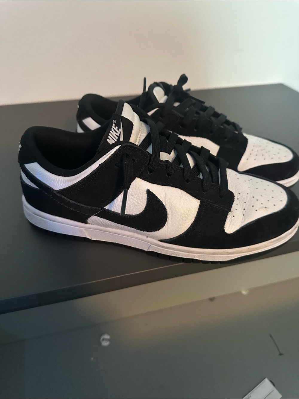 Nike Black and White Low-Top Sneakers